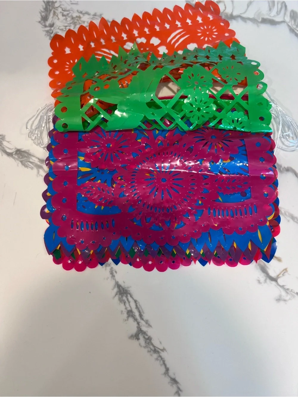 6 Pack Fiesta Banner Each 10 Plastic Papel Picado 5 De Mayo Party Decorations